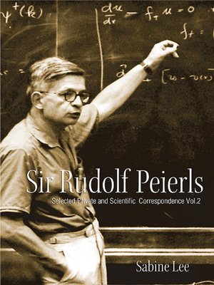 cover image of Sir Rudolf Peierls